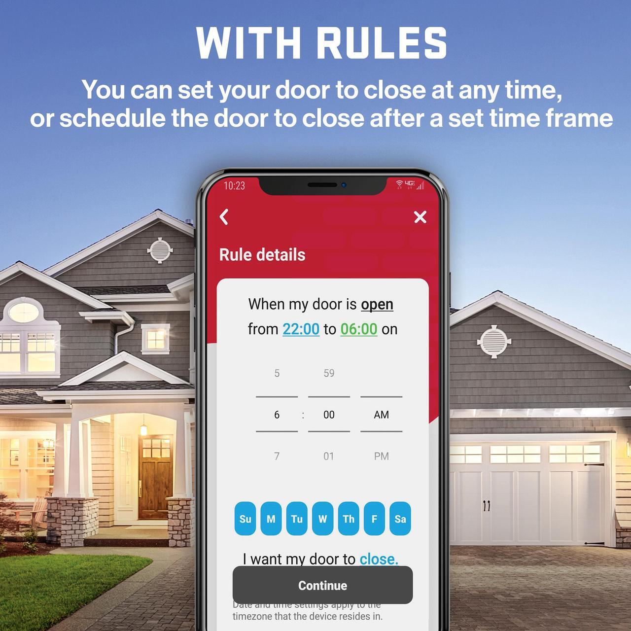 Alt view image 7 of 8 - Aladdin Connect WiFi Smart Garage Door Controller by Genie - Retrofit Add-on Unit for Existing Garage Door Opener / Compatible with Amazon Alexa, SmartThings, & Google Assistant