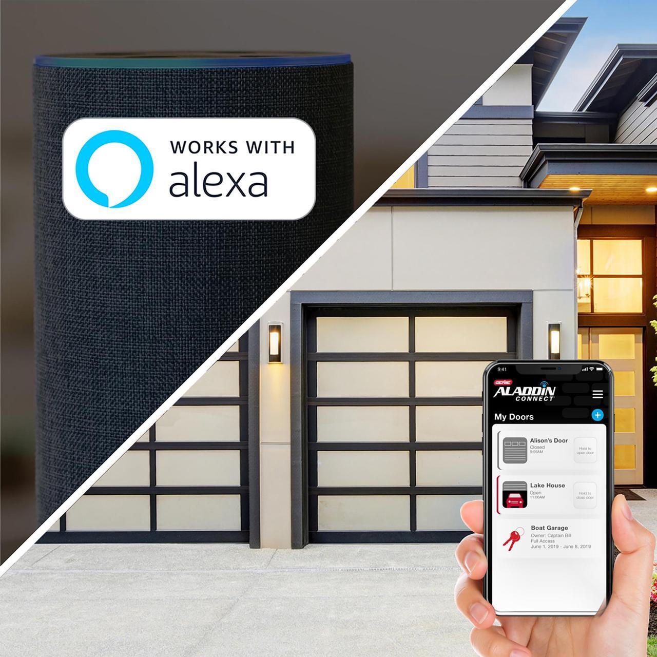 Alt view image 5 of 8 - Aladdin Connect WiFi Smart Garage Door Controller by Genie - Retrofit Add-on Unit for Existing Garage Door Opener / Compatible with Amazon Alexa, SmartThings, & Google Assistant