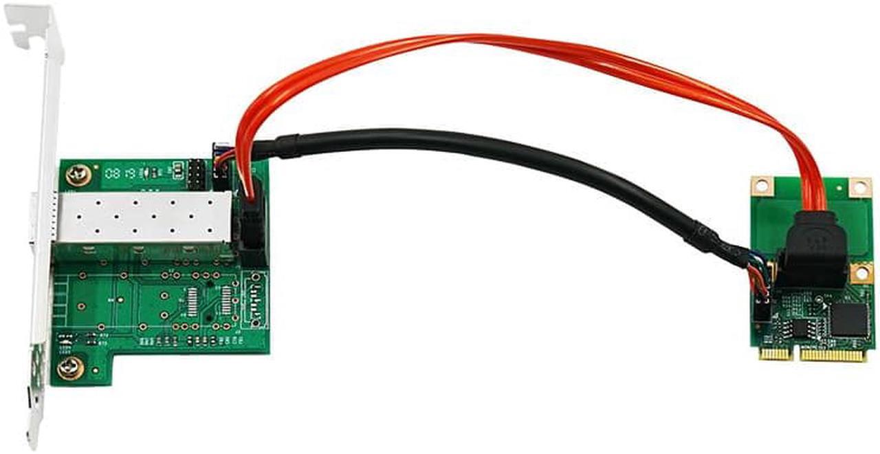 Alt view image 2 of 5 - LR-LINK 2204PF-SFP Mini PCIe Single Port Gigabit SFP Ethernet Adapter (Intel i210 Based)