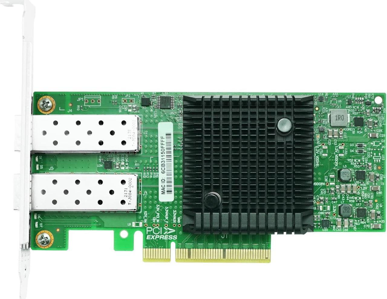 Alt view image 2 of 5 - LR-LINK 25gb PCIe Nerwork card NIC Compatible for Mellanox MCX4121A,Dual SFP+ Port Ethernet card,25G LAN Adapter Support Windows Server/Windows, Linux, Vmware