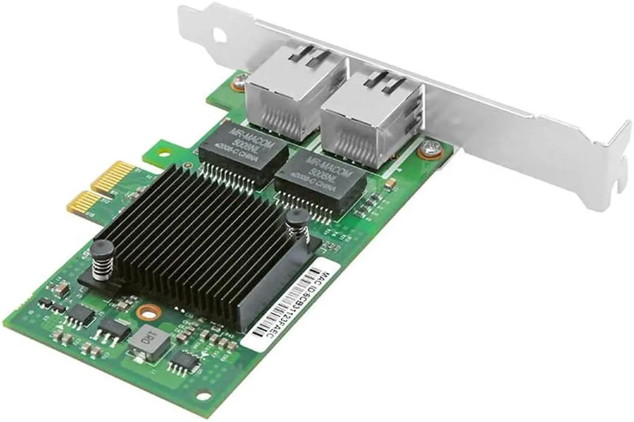 Alt view image 4 of 7 - LR-LINK 1GB PCIE network card NIC Compatible for Intel I350, Dual Port Ethernet card,1G LAN Adapter Support Windows Server/Windows, Linux, Vmware Dual-Port Gigabit