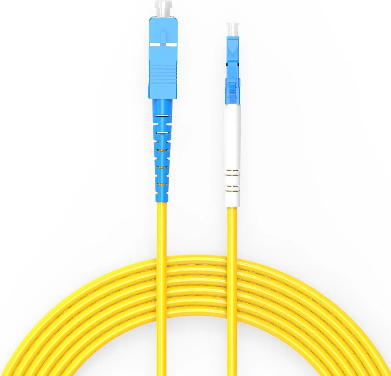 Alt view image 2 of 7 - LR-LINK Fiber Patch Cable SC to LC Single-Mode Jumper Single 1/2/3m Fiber Optic Simplex Cord for SFP Transceiver