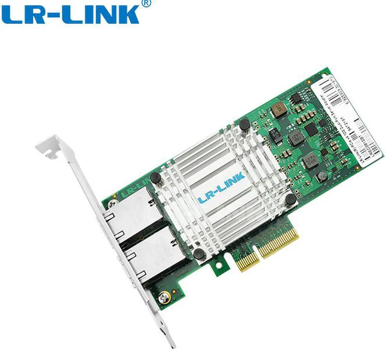 Alt view image 4 of 6 - LR-LINK Intel X550 PCIe X4 10Gbps Dual Port Server Adapter 2 x RJ45, Compatible with Intel X550-T2