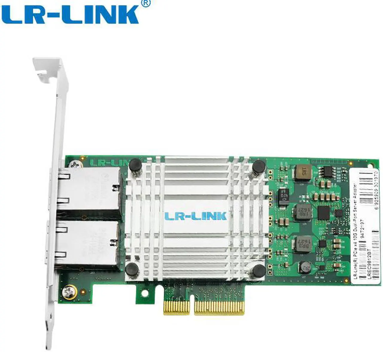 Alt view image 3 of 6 - LR-LINK Intel X550 PCIe X4 10Gbps Dual Port Server Adapter 2 x RJ45, Compatible with Intel X550-T2