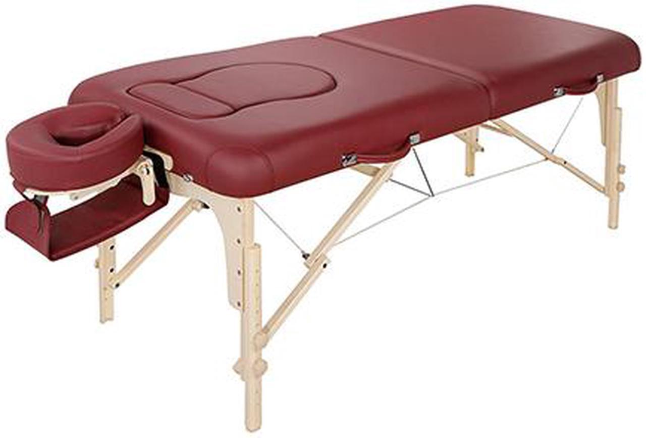 Main image of Master Massage 30" Eva Portable Pregnancy Massage Table - Burgundy