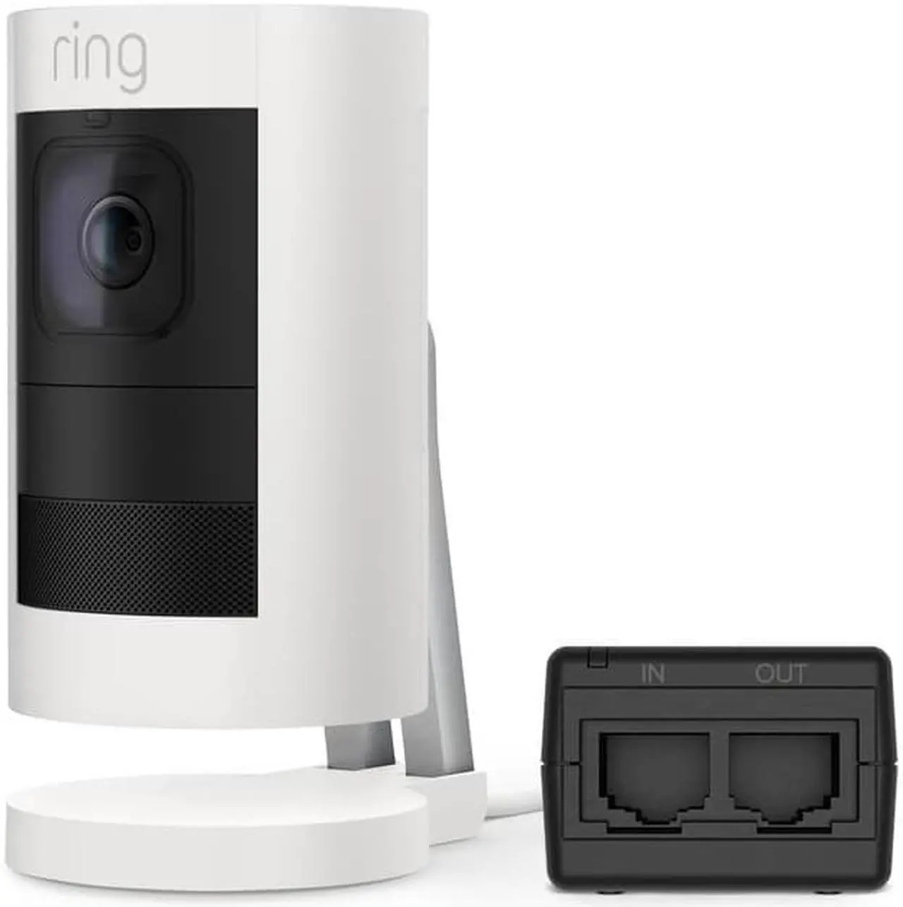 Ring Stick Up Cam Elite with PoE Adapter, Indoor/Outdoor Security