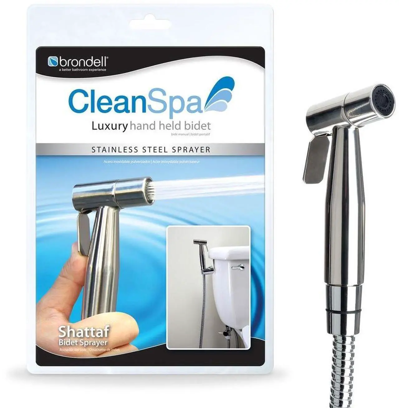Alt view image 7 of 10 - Brondell CleanSpa Luxury Hand Held Bidet