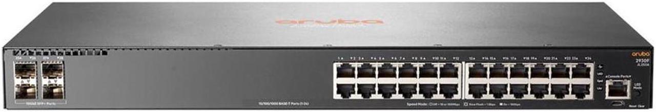 HPE Aruba 2930F 24G 4SFP+ - JL253A switch - 24 ports - managed - rack-mountable