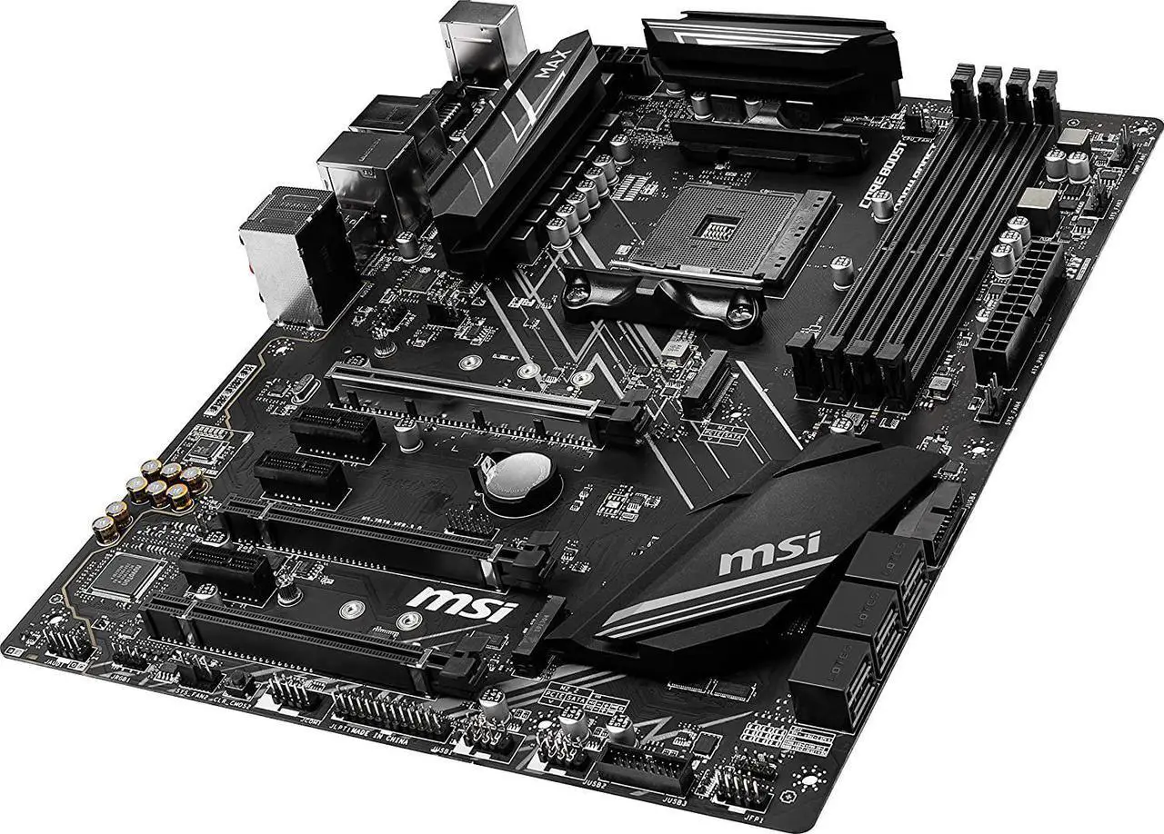 Alt view image 4 of 10 - MSI X470 GAMING PLUS MAX AM4 AMD X470 SATA 6Gb/s ATX AMD Motherboard