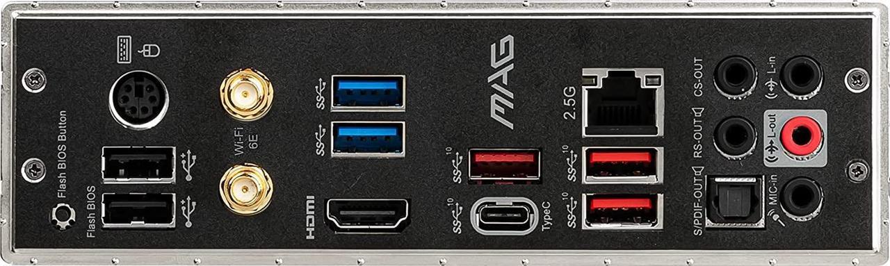 Alt view image 6 of 6 - MSI MAG X570S TOMAHAWK MAX WIFI AM4 AMD X570 SATA 6Gb/s USB 3.0 ATX AMD Motherboard