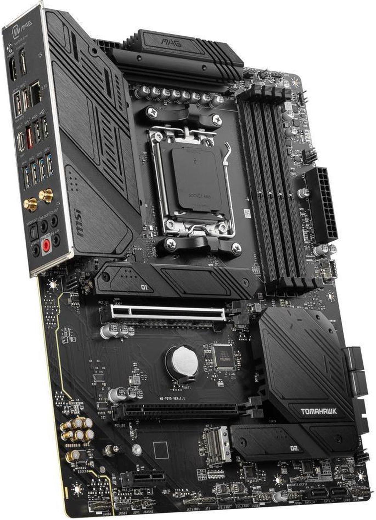 Alt view image 5 of 8 - MSI MAG B650 TOMAHAWK WIFI AM5 AMD B650 SATA 6Gb/s DDR5 Ryzen 7000 ATX Motherboard