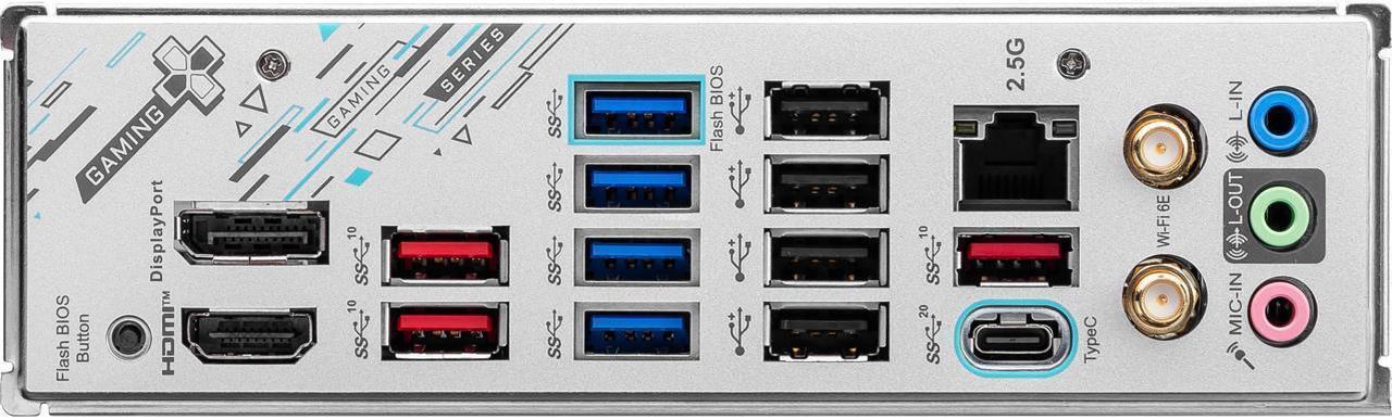 Alt view image 5 of 5 - MSI X670E GAMING PLUS WIFI AM5 AMD Ryzen 7000 SATA 6Gb/s ATX DDR5   4x M.2  2.5Gbps LAN  AMD Wi-Fi 6E Bluetooth Motherboards - AMD