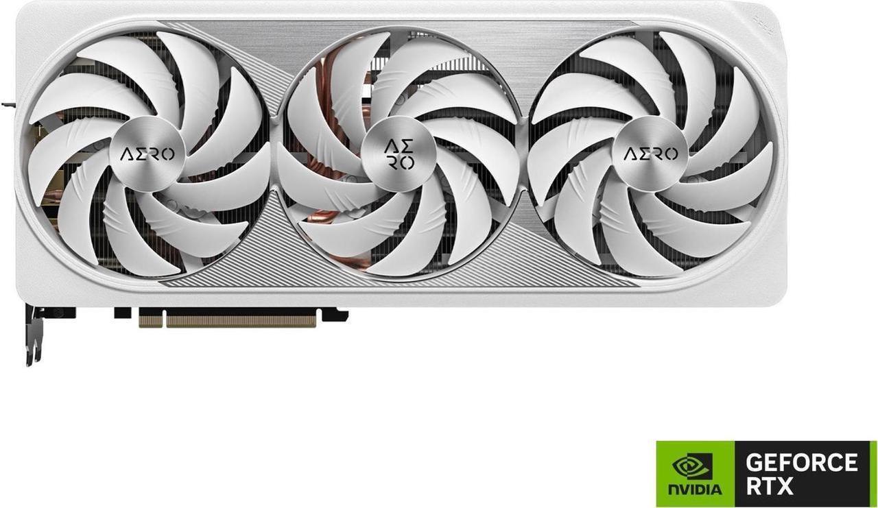 Alt view image 2 of 6 - GIGABYTE GeForce RTX 4080 SUPER AERO OC 16G Graphics Card, 3x WINDFORCE Fans, 16GB 256-bit GDDR6X, GV-N408SAERO OC-16GD Video Card