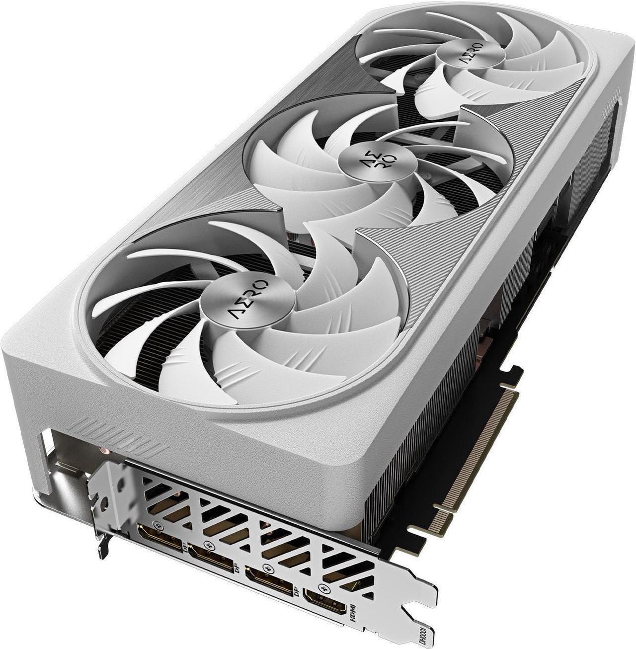 Alt view image 3 of 6 - GIGABYTE GeForce RTX 4080 SUPER AERO OC 16G Graphics Card, 3x WINDFORCE Fans, 16GB 256-bit GDDR6X, GV-N408SAERO OC-16GD Video Card