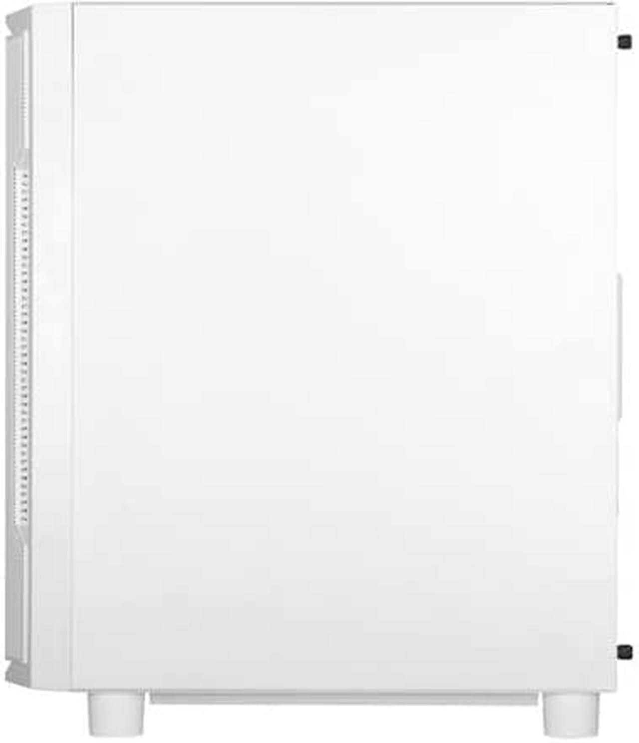 Alt view image 5 of 7 - Gamdias ATHENA M6 WH, white mesh high air flow, 4x ARGB PWM 120mm fans w/ 5v 3pin sync, under glow side tempered glass, ATX