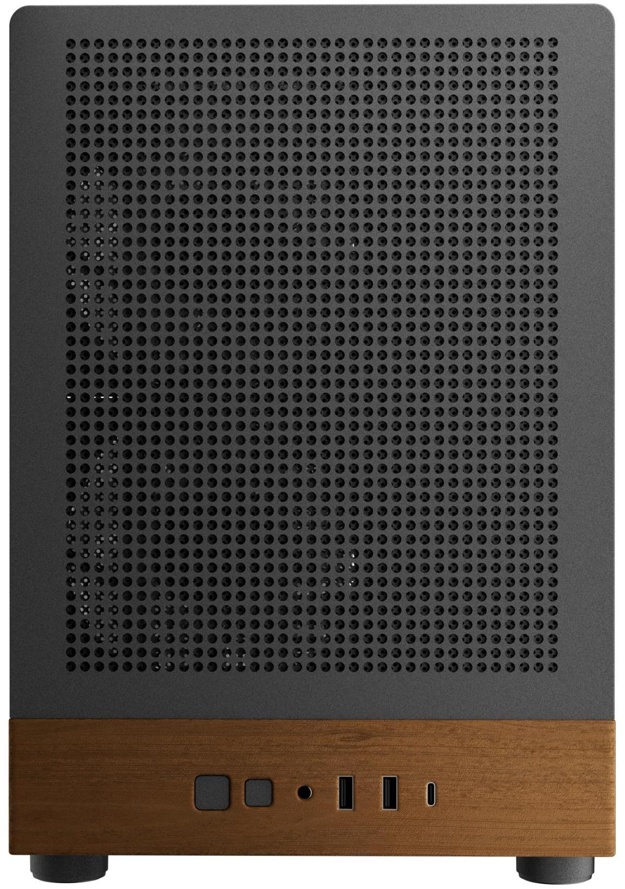 Open Box: Gamdias ATHENA M4M WOOD mini ITX, mATX, micro mesh small form factor PC case, includes 3 PWM fans (Airflow up to 57.56 CFM), fits: 395mm GPU, ATX PSU, and 360mm radiators. - Newegg.com - Open Box condition - Image 10
