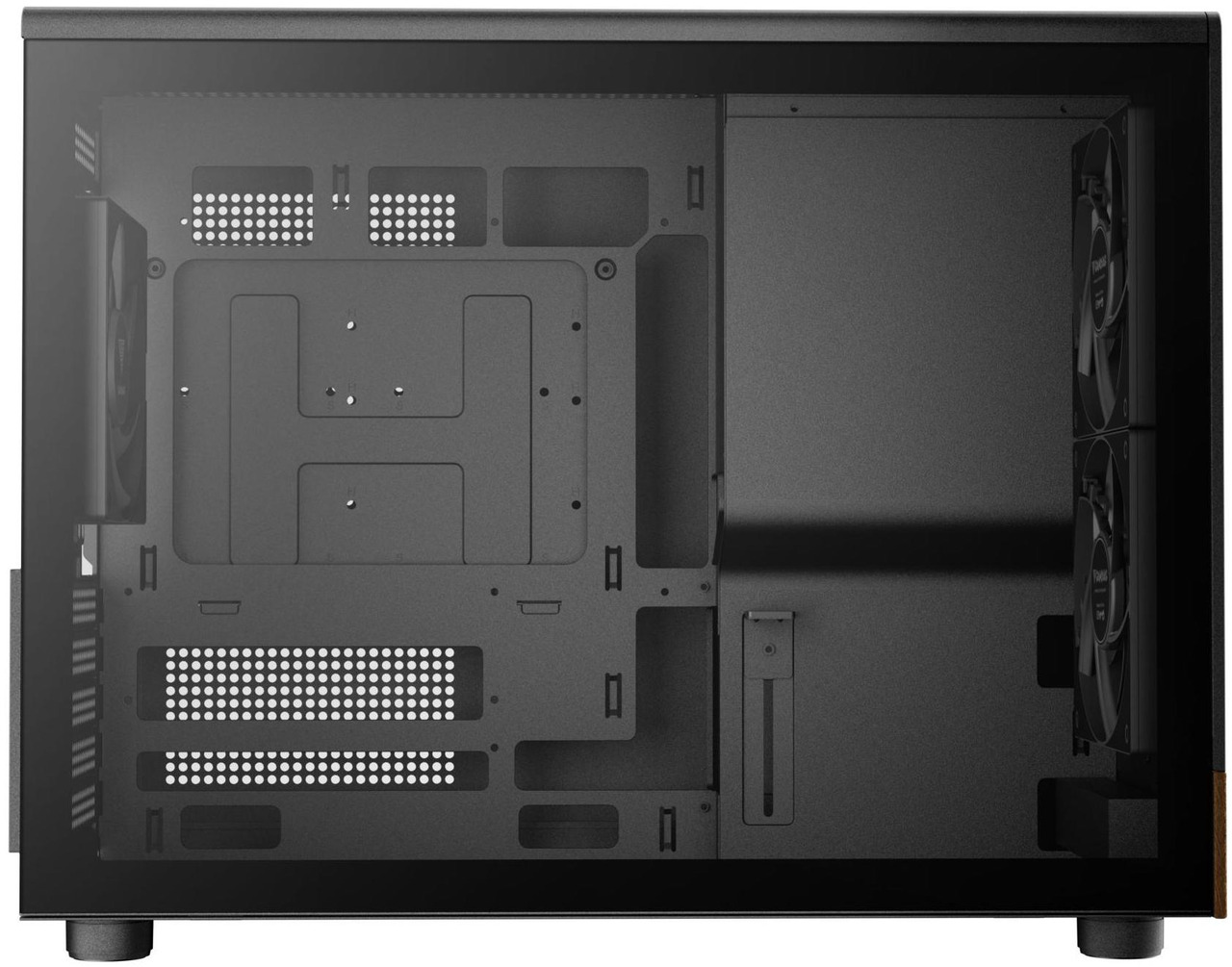 Open Box: Gamdias ATHENA M4M WOOD mini ITX, mATX, micro mesh small form factor PC case, includes 3 PWM fans (Airflow up to 57.56 CFM), fits: 395mm GPU, ATX PSU, and 360mm radiators. - Newegg.com - Open Box condition - Image 11