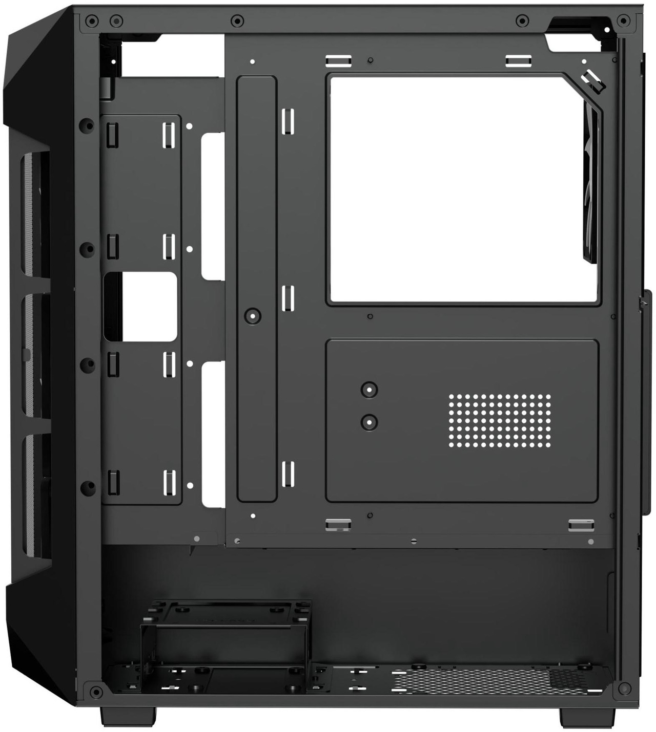 Open Box: Gamdias AURA GC1 ELITE ATX Mid-Tower PC Case, Airflow Mesh Front, 4 ARGB Fans, Tempered Glass, GPU 340mm / 360mm AIO - Newegg.com - Open Box condition - Image 13