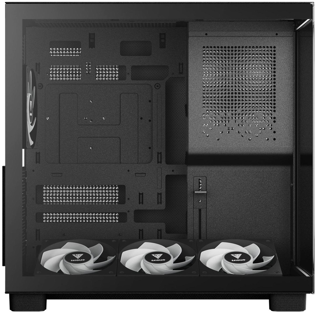 Open Box: Gamdias ATLAS M4 pc case ATX 4x120mm PWM ARGB fans, Adjustable Angle Fan Mount, Chimney Airflow, Anti-Sag GPU Bracket, Front-Mounted PSU Design - Newegg.com - Open Box condition - Image 11