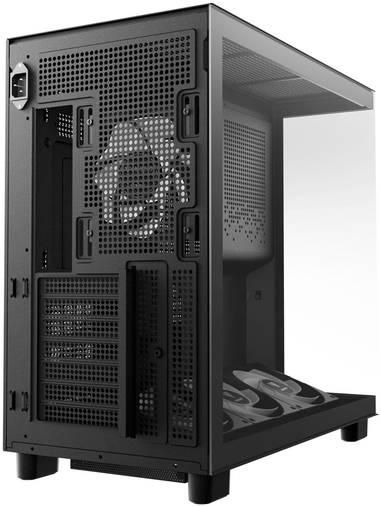 Open Box: Gamdias ATLAS M4 pc case ATX 4x120mm PWM ARGB fans, Adjustable Angle Fan Mount, Chimney Airflow, Anti-Sag GPU Bracket, Front-Mounted PSU Design - Newegg.com - Open Box condition - Image 14