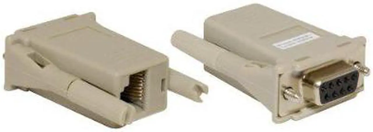 Alt view image 5 of 6 - avocent adb0036 rj45 to db9f cross converter comp with all cyclades serial prdts