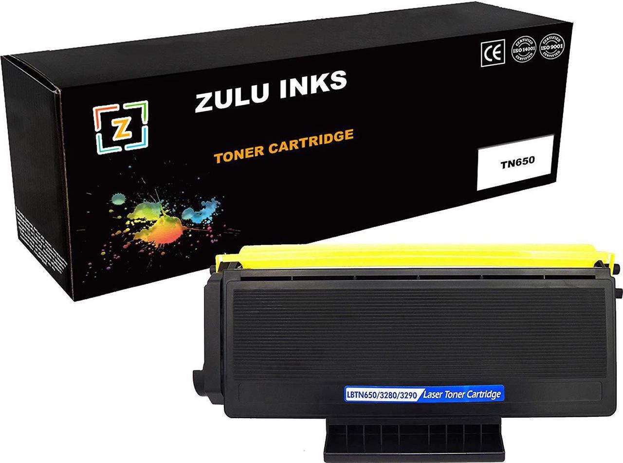 Zulu Inks 1 Black Compatible Toner Cartridge Replacement for Brother TN620 TN650 DCP-8080DN DCP-8085DN HL-5340D HL-5350DN HL-5370DW MFC-8480DN MFC-8680DN MFC-8690DW MFC-8890DW High Yield