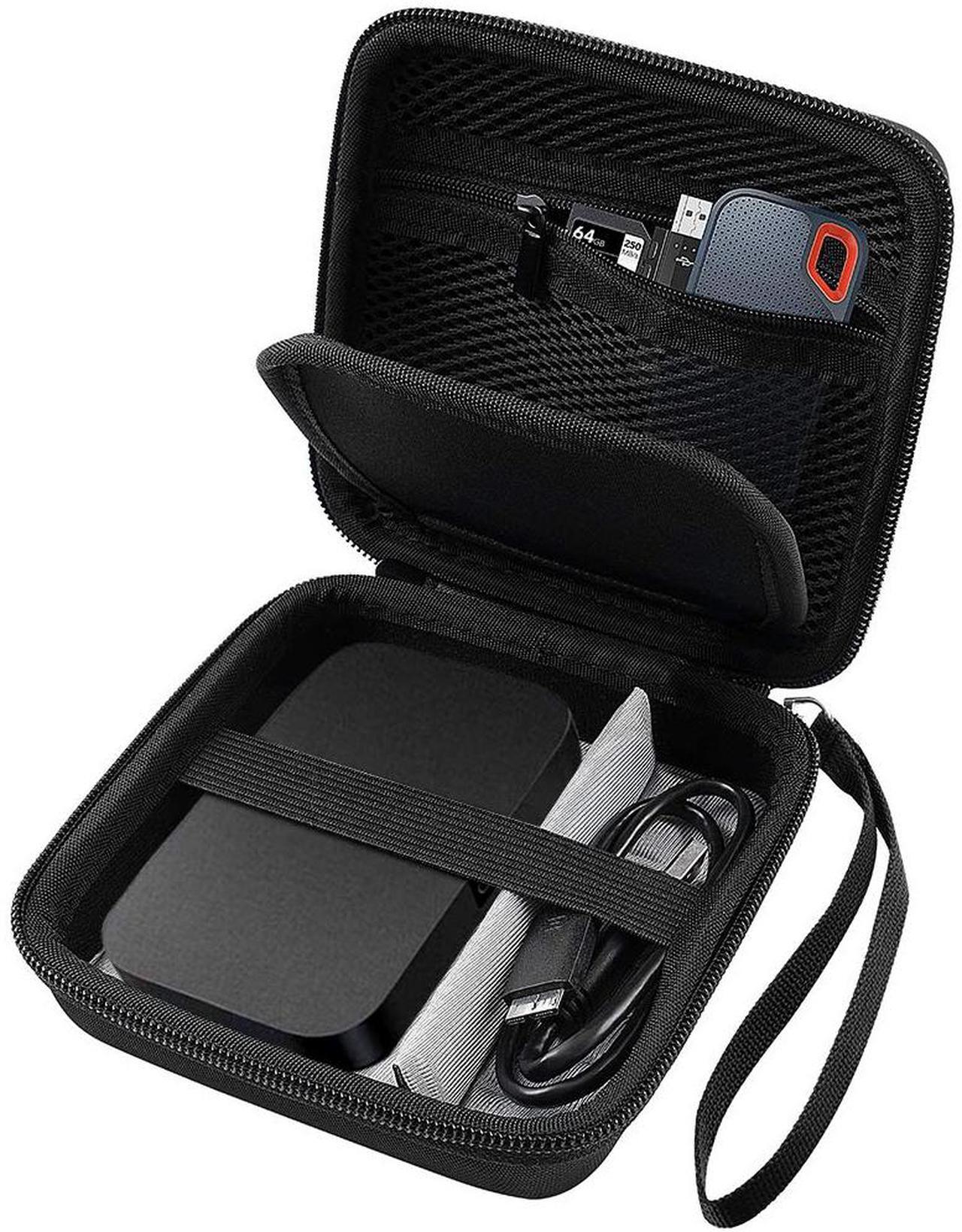 Main image of Hard Travel Case for RAVPower FileHub, Travel Router AC750 / N300, 2.5 Inch Portable SSD, MP3 Player, Power Bank, USB Cable and More.
