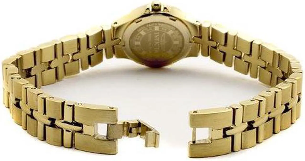 Alt view image 7 of 15 - Invicta 0134 Women's Wildflower 18K Gp Ss Gold-Tone Dial 18K Gp Ss Watch