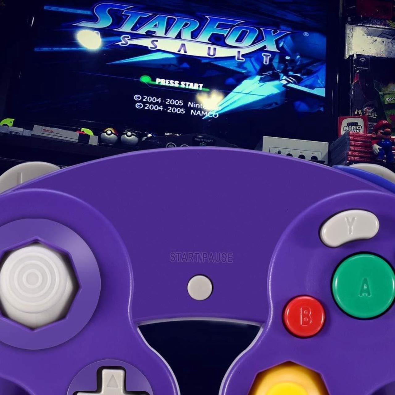 Alt view image 7 of 7 - Gamecube Controller,Classic Wired Gamecube Controllers Gamepad for Wii Gamecube,Compatible with Wii Nintendo Gamecube Purple