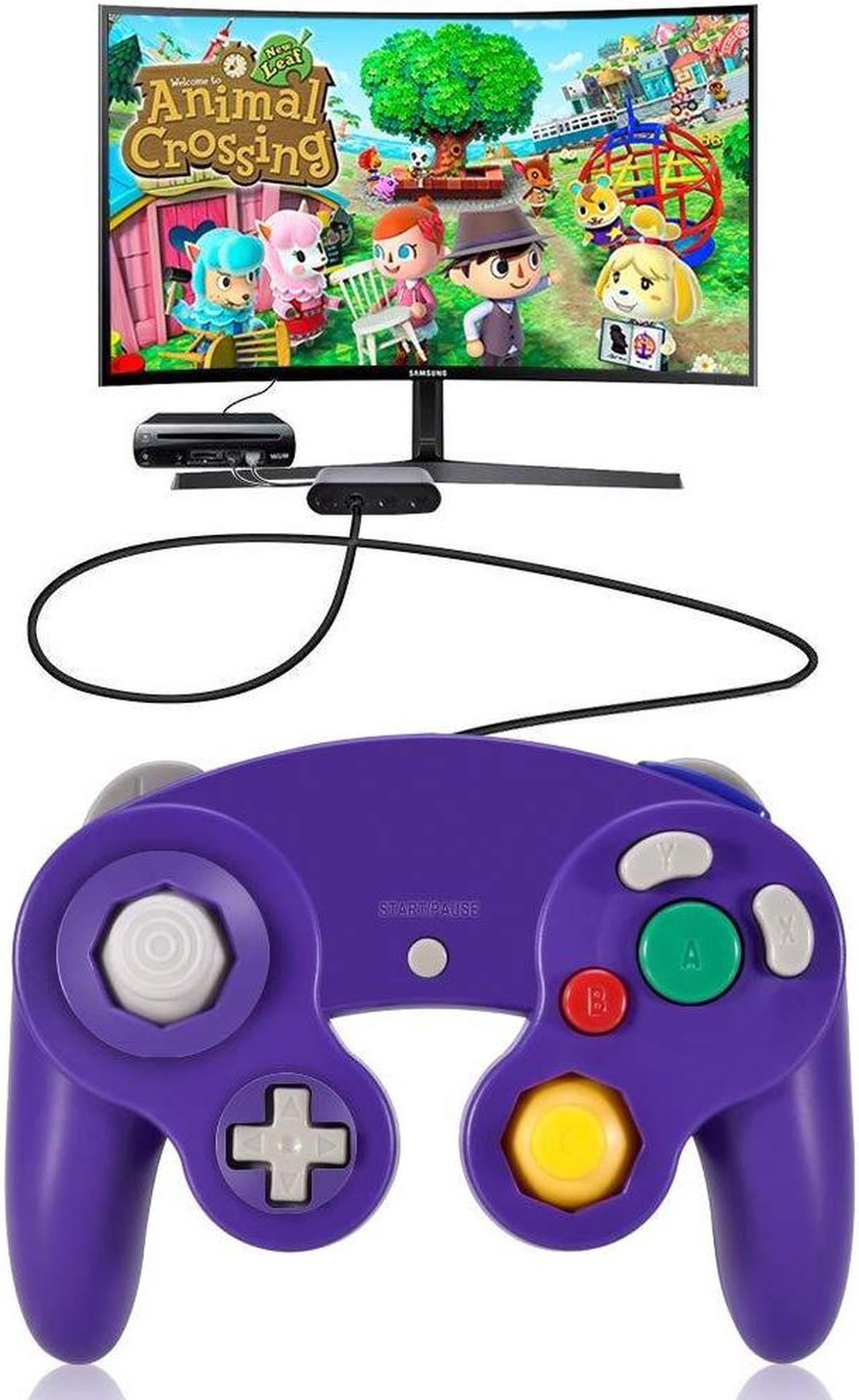 Alt view image 6 of 7 - Gamecube Controller,Classic Wired Gamecube Controllers Gamepad for Wii Gamecube,Compatible with Wii Nintendo Gamecube Purple
