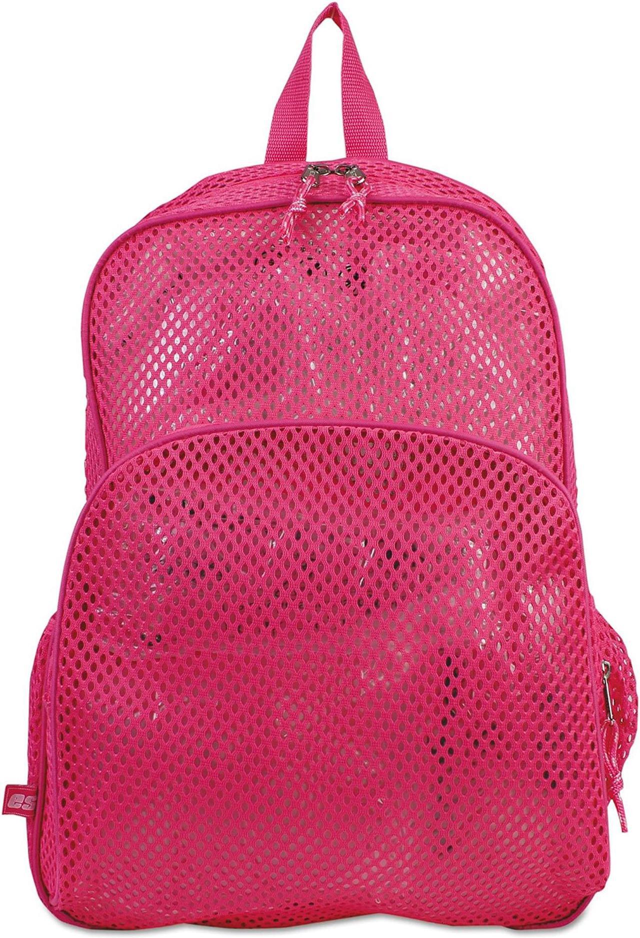 Alt view image 3 of 7 - Eastsport 113960BJENR Mesh Backpack, 12 x 5 x 18, Pink