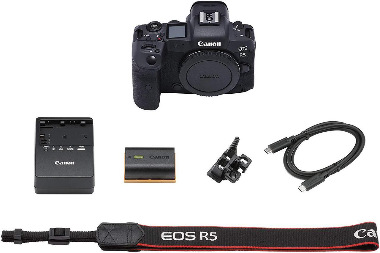 Alt view image 15 of 20 - Canon EOS R5 Mirrorless Camera- Body Only