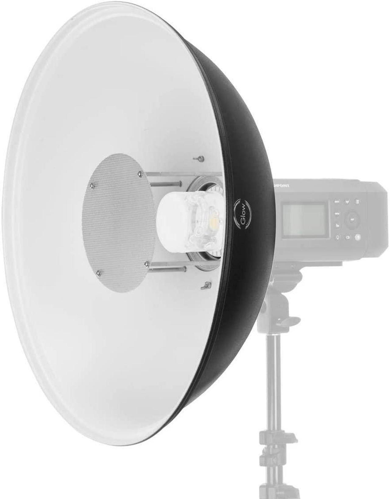 Alt view image 6 of 13 - Glow White Softlight Beauty Dish Reflector With Bowens Mount Adapter (20.5")