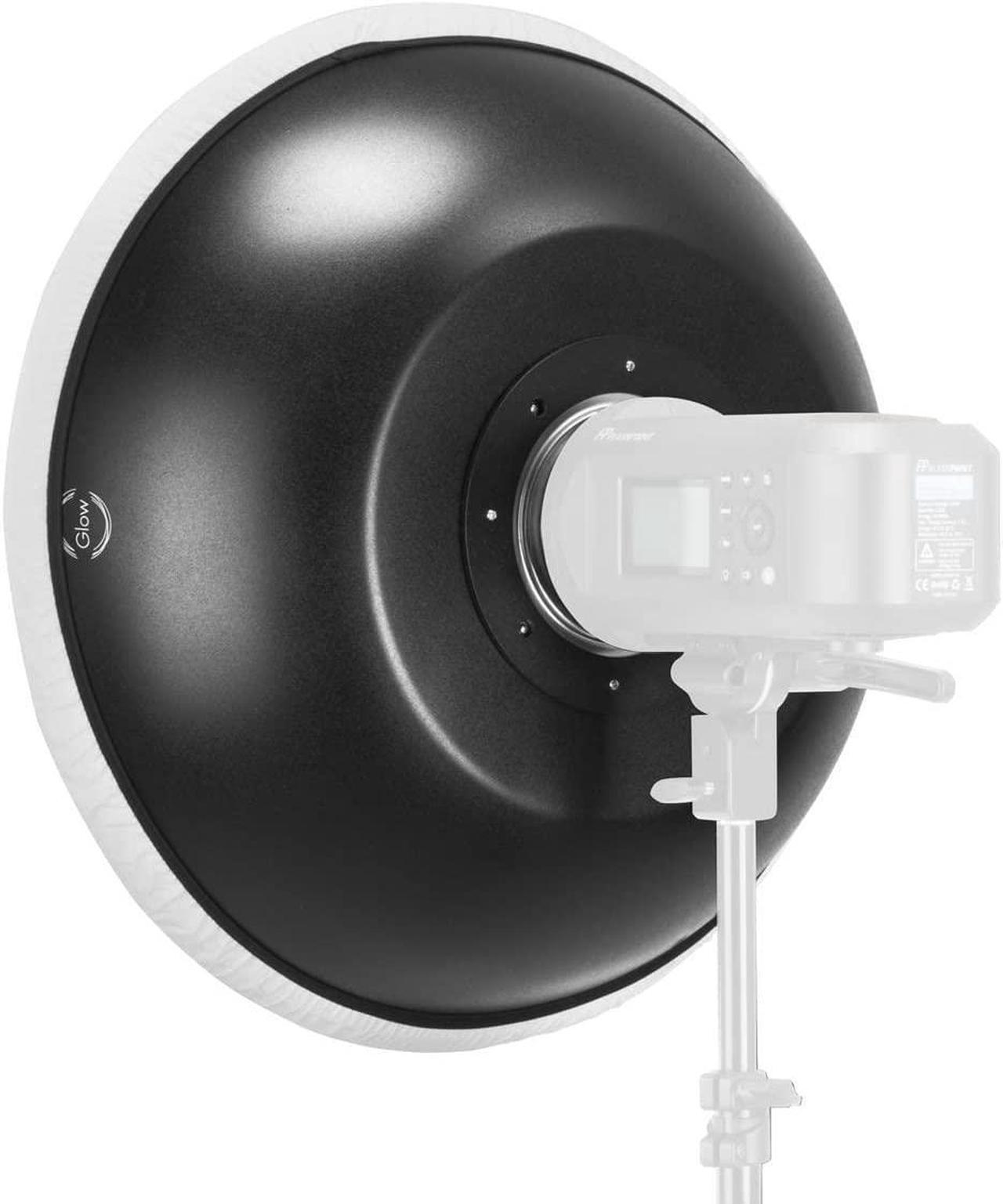 Alt view image 12 of 13 - Glow White Softlight Beauty Dish Reflector With Bowens Mount Adapter (20.5")