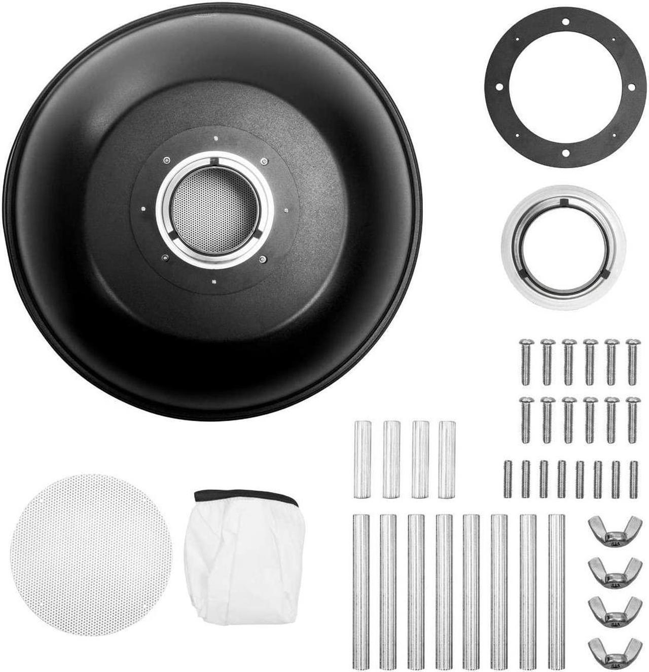Alt view image 10 of 13 - Glow White Softlight Beauty Dish Reflector With Bowens Mount Adapter (20.5")
