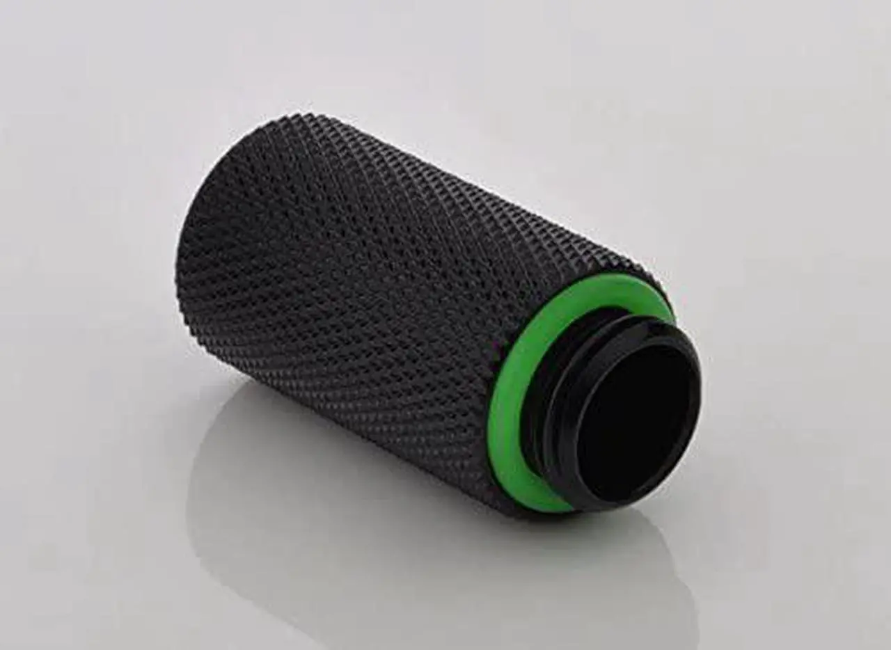 Alt view image 5 of 7 - Bitspower G1/4" Male to Female Extender Fitting, 30mm, Matte Black