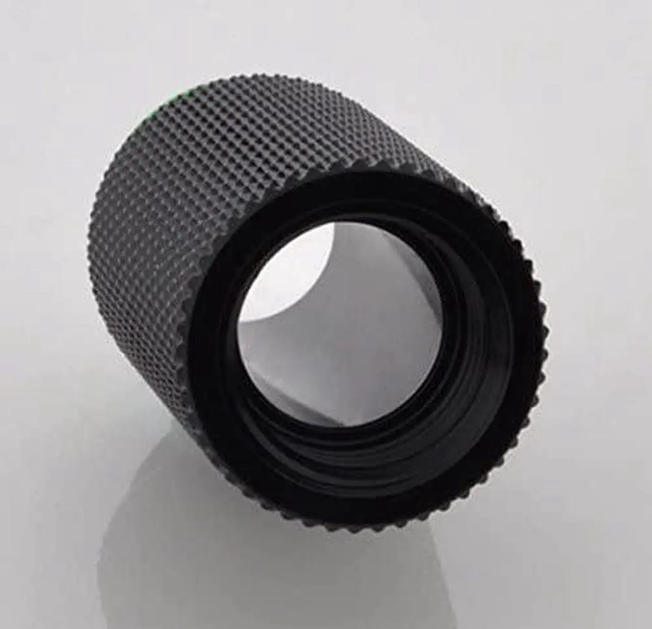 Alt view image 6 of 7 - Bitspower G1/4" Male to Female Extender Fitting, 30mm, Matte Black