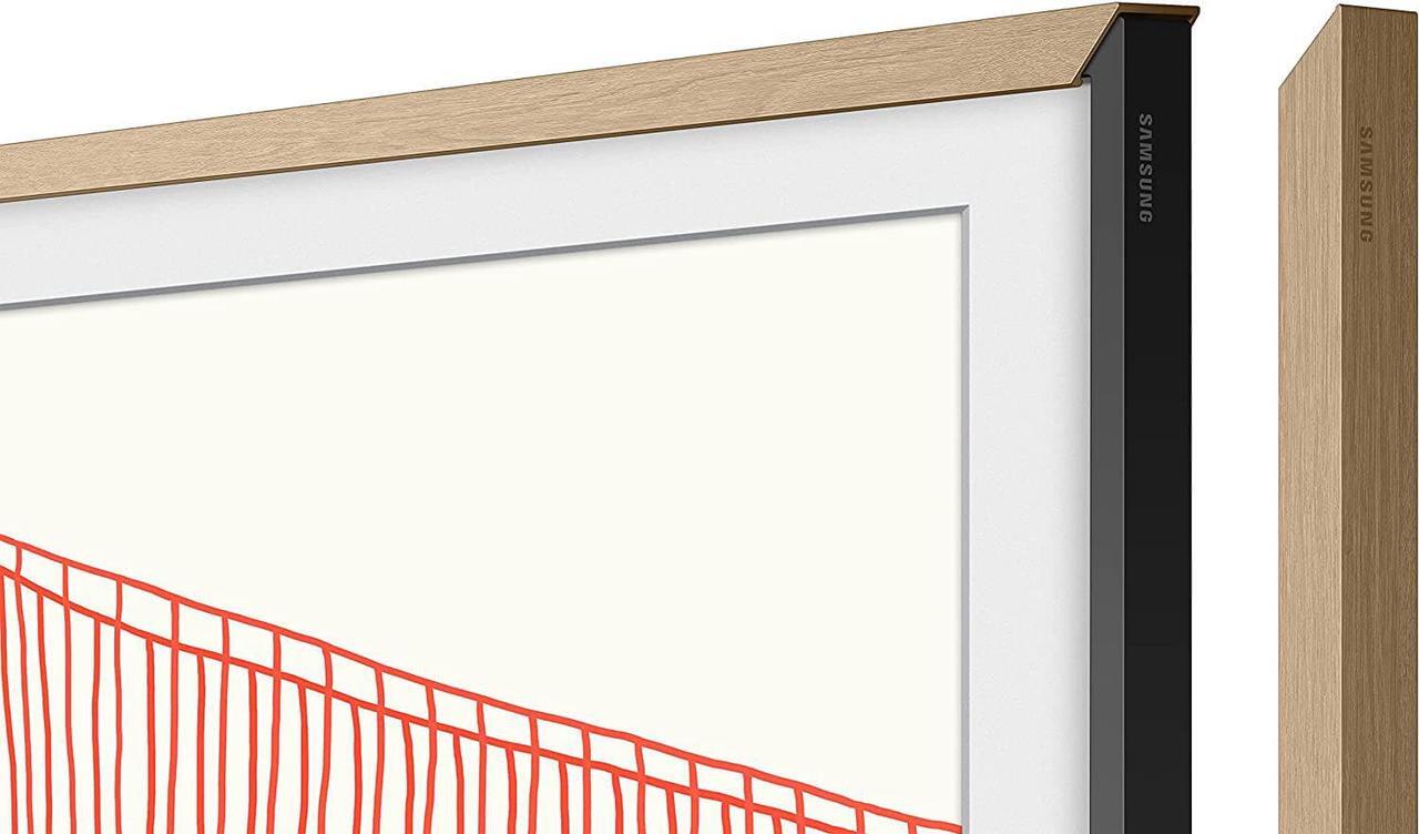 Alt view image 11 of 15 - Samsung Customizable Bezel for Samsung The Frame 75" (Modern Teak)