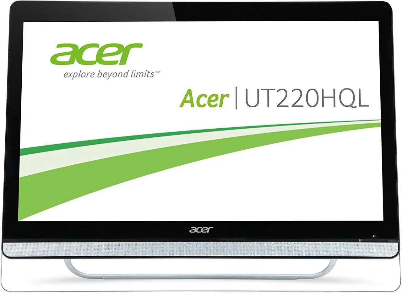 Alt view image 14 of 18 - Acer UT220HQL 22" (Actual size 21.5") Full HD 1920 x 1080 60Hz HDMI VGA USB Hub Built-in Speakers Anti-Glare Backlit LED Touchscreen Monitor
