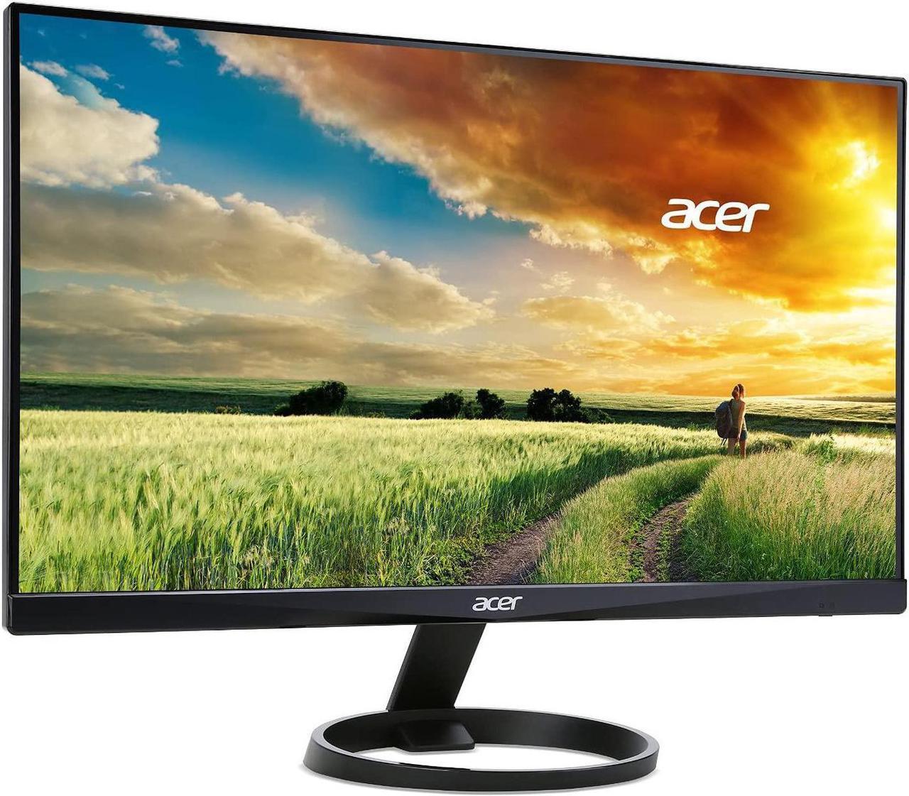 Alt view image 15 of 20 - Acer R Series R240HY Black 23.8" IPS 4ms (GTG) Widescreen LED/LCD 1920 x 1080 FHD, Slim Frameless and Eco Friendly Design, Built-in Speaker, HDMI and USB Type-C