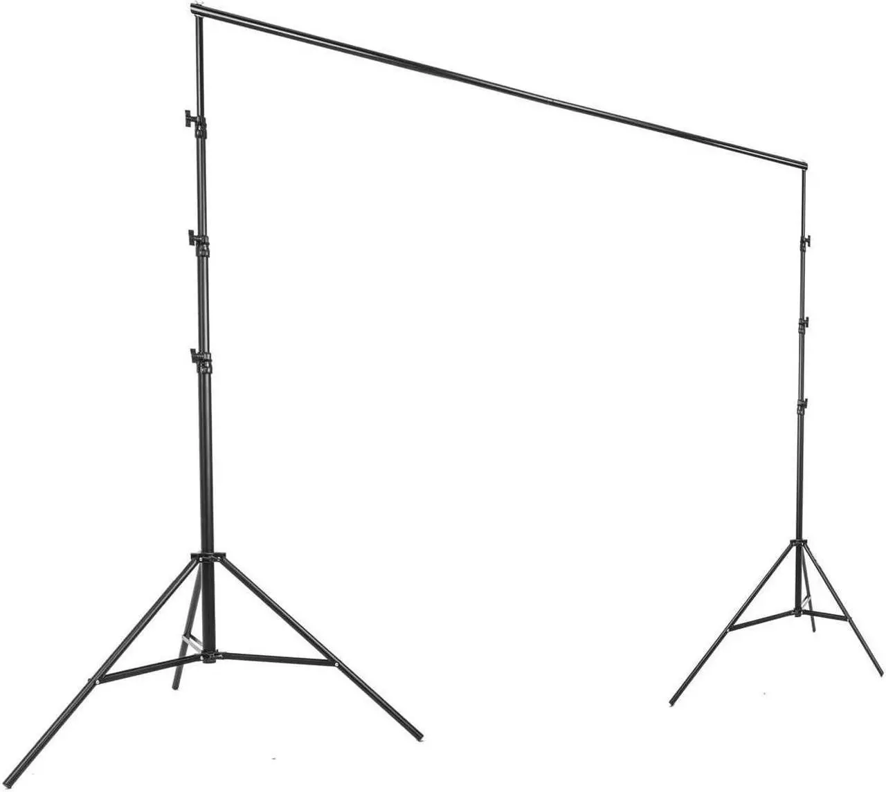 Alt view image 6 of 12 - Westcott 9x20 Feet Wrinkle Resistant Cotton Background, Green - Bundle With Flashpoint 13' Background Support System