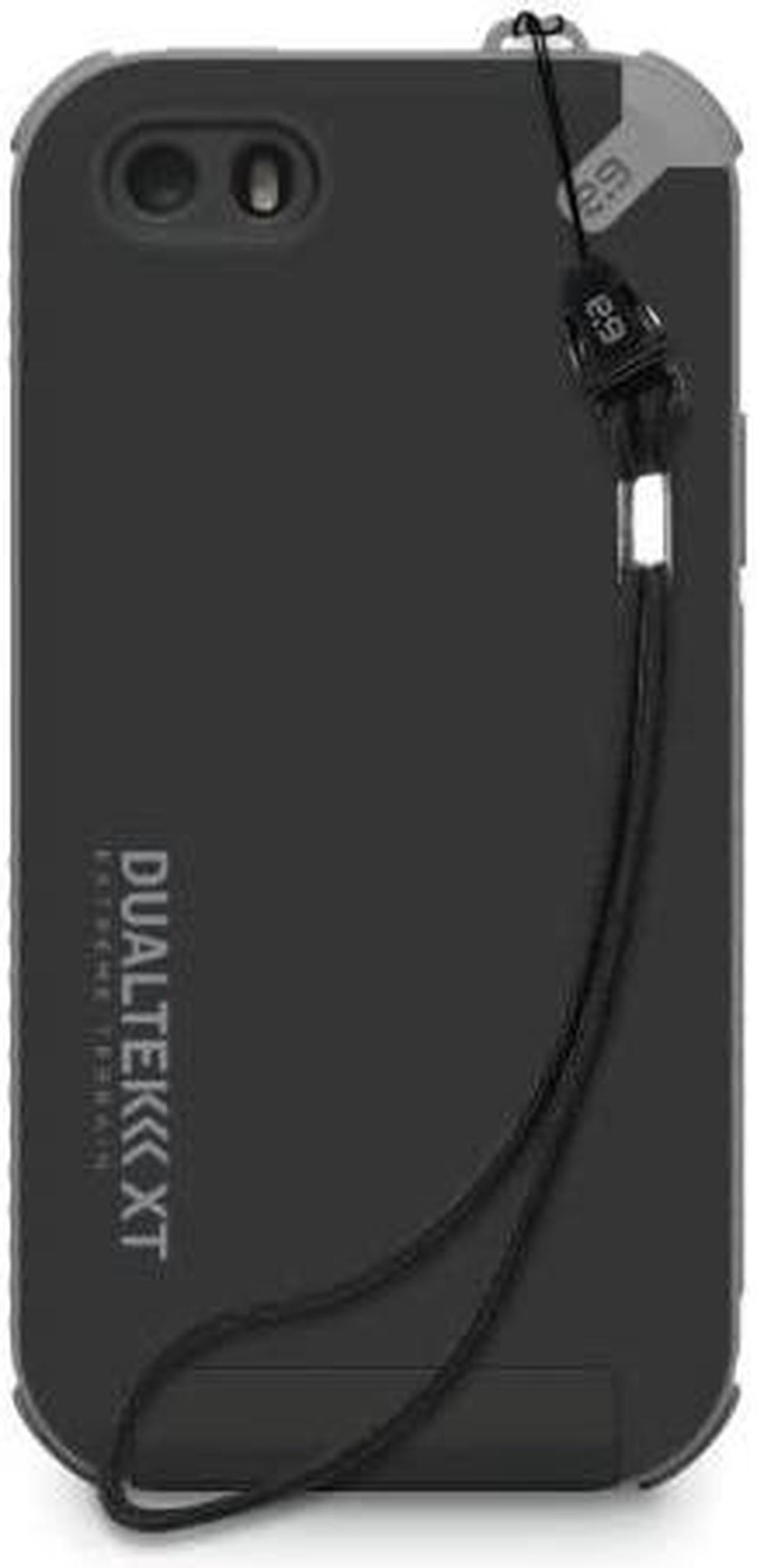 Alt view image 6 of 10 - PUREGEAR BLACK/GRAY DUALTEK-XT CASE BUILT-IN SCREEN PROTECTOR FOR iPHONE 5 5s