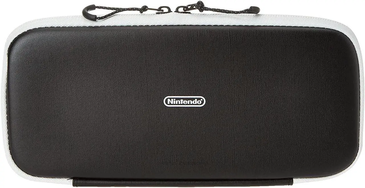 Alt view image 17 of 20 - Nintendo Switch Carrying Case & Screen Protector - Black and White
