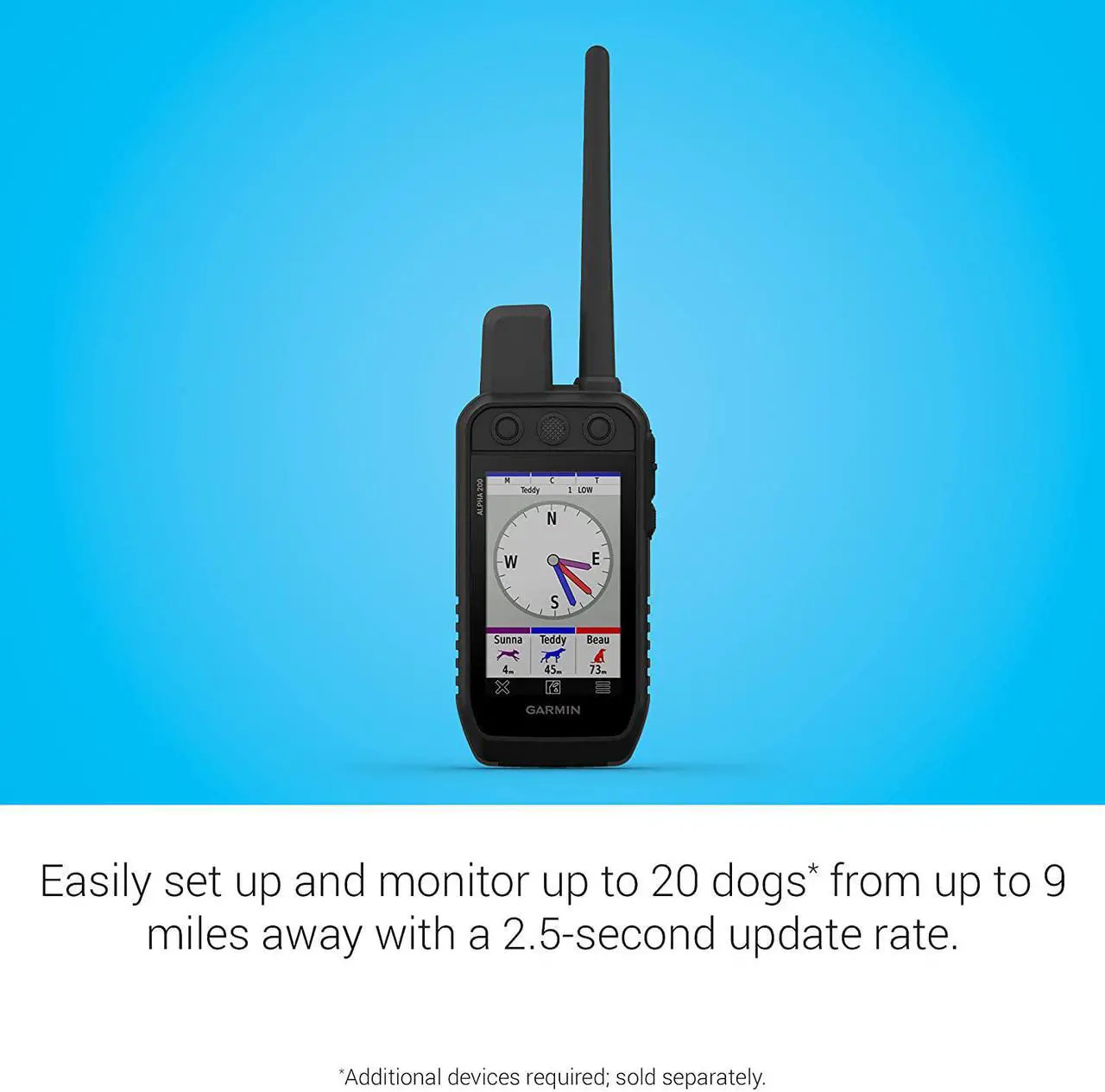 Alt view image 8 of 10 - Garmin Alpha 200 Handheld