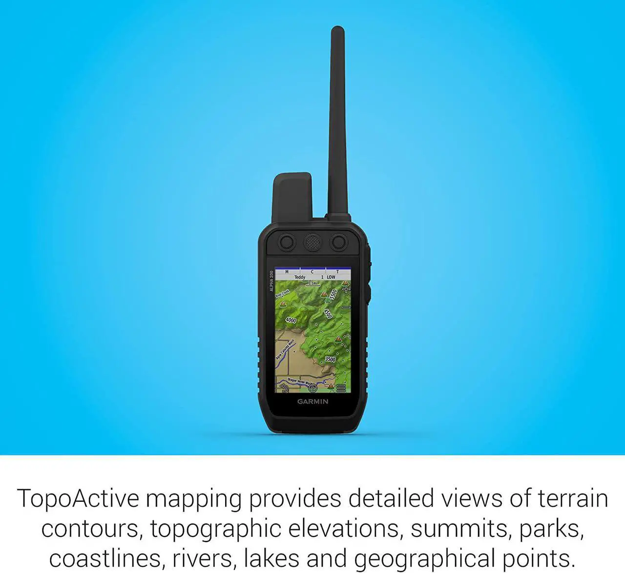 Alt view image 10 of 10 - Garmin Alpha 200 Handheld