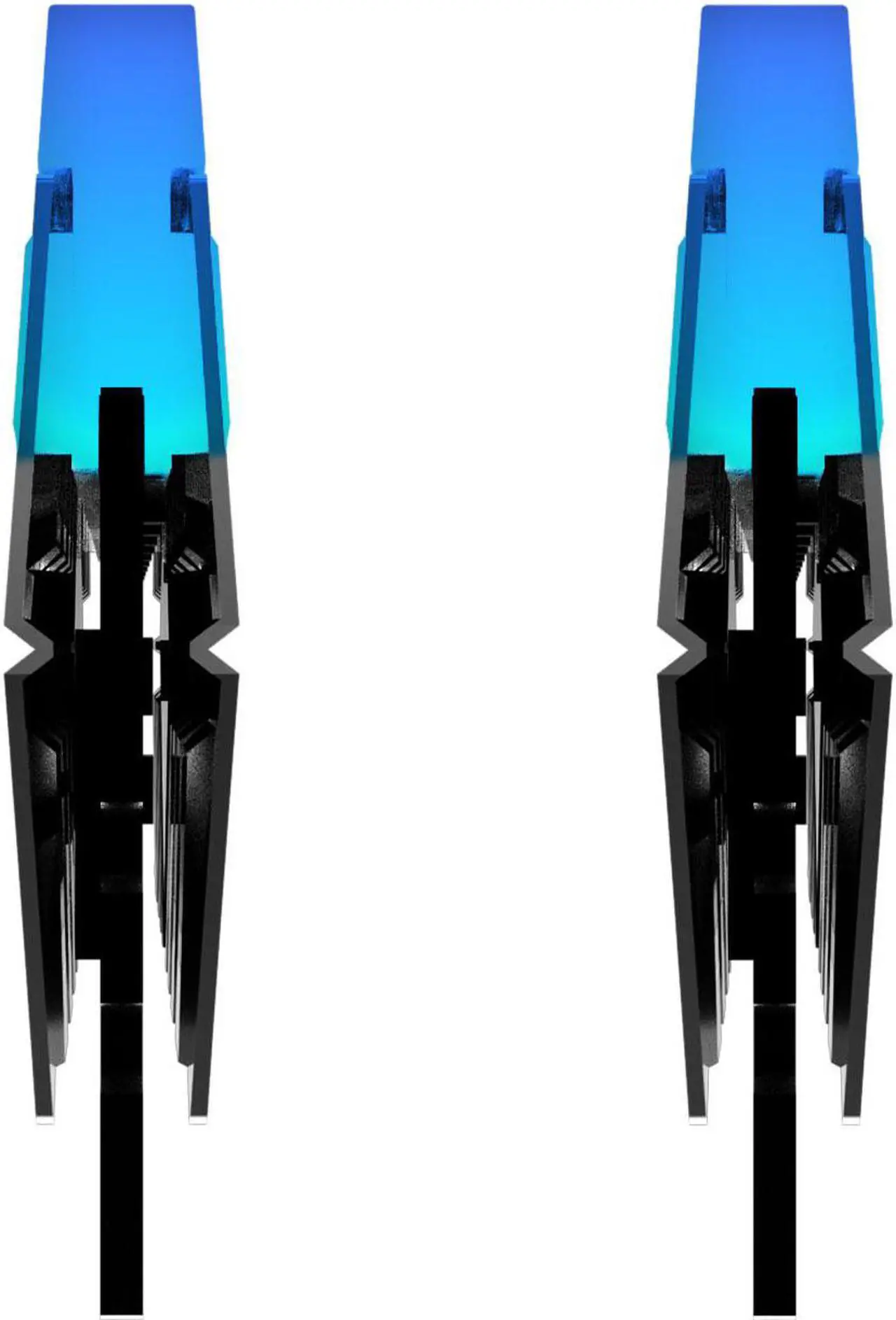 Alt view image 5 of 9 - XPG SPECTRIX D41 RGB Desktop Memory: 16GB (2x8GB) DDR4 3200MHz CL16 Tungsten