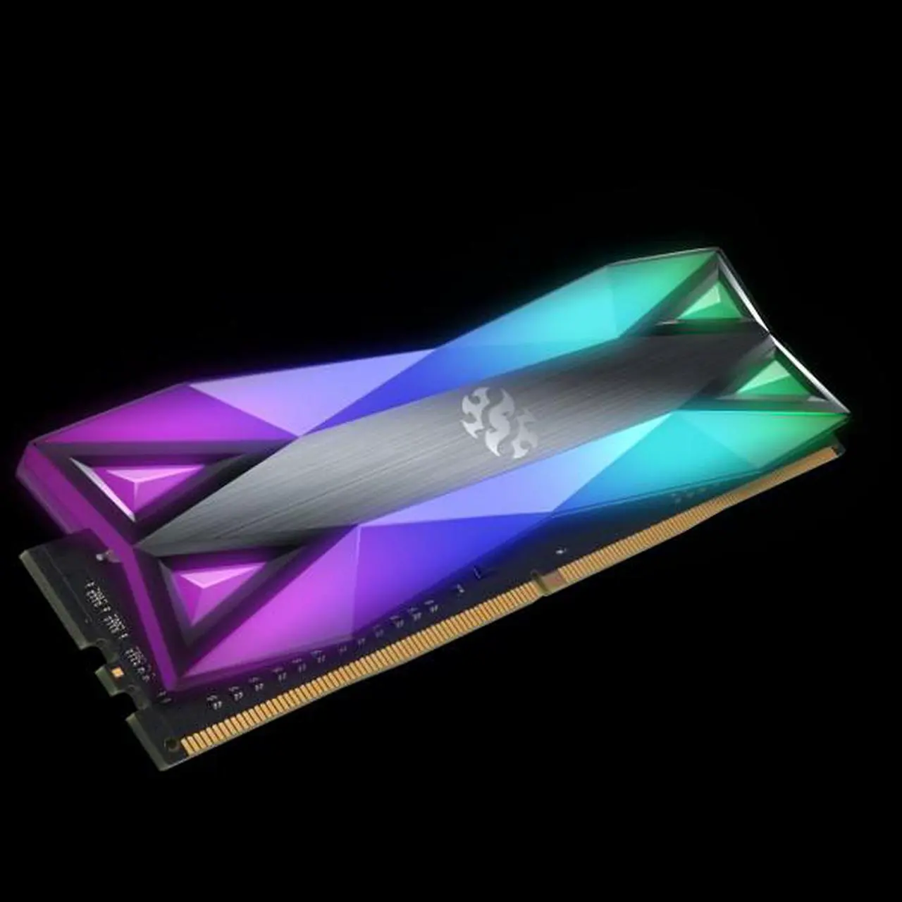 Alt view image 7 of 8 - XPG SPECTRIX D60G RGB Desktop Memory Series: 16GB (2x8GB) DDR4 3200MHz CL16 GREY