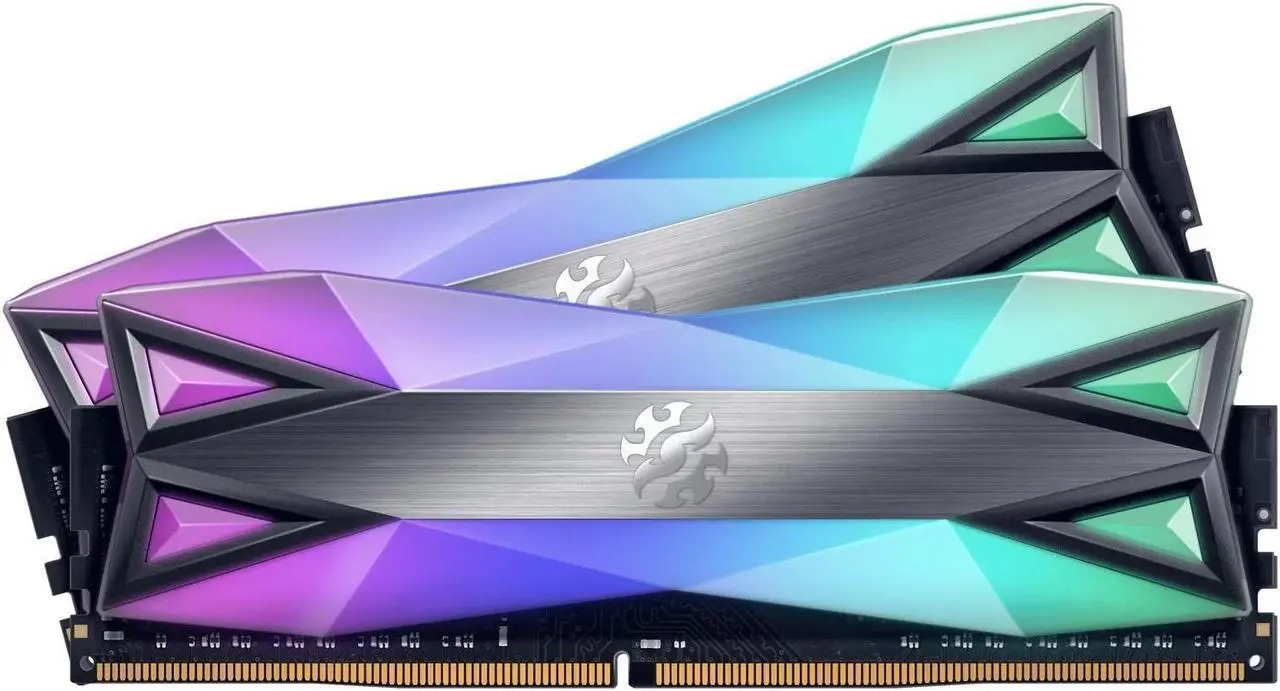 Main image of XPG SPECTRIX D60G RGB Desktop Memory Series: 16GB (2x8GB) DDR4 3200MHz CL16 GREY