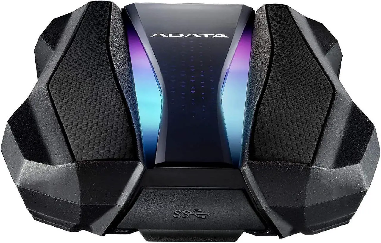 Alt view image 6 of 7 - ADATA 2TB HD770G RGB IP68 USB 3.2 Portable External Hard Drive Black - AHD770G-2TU32G1-CBK