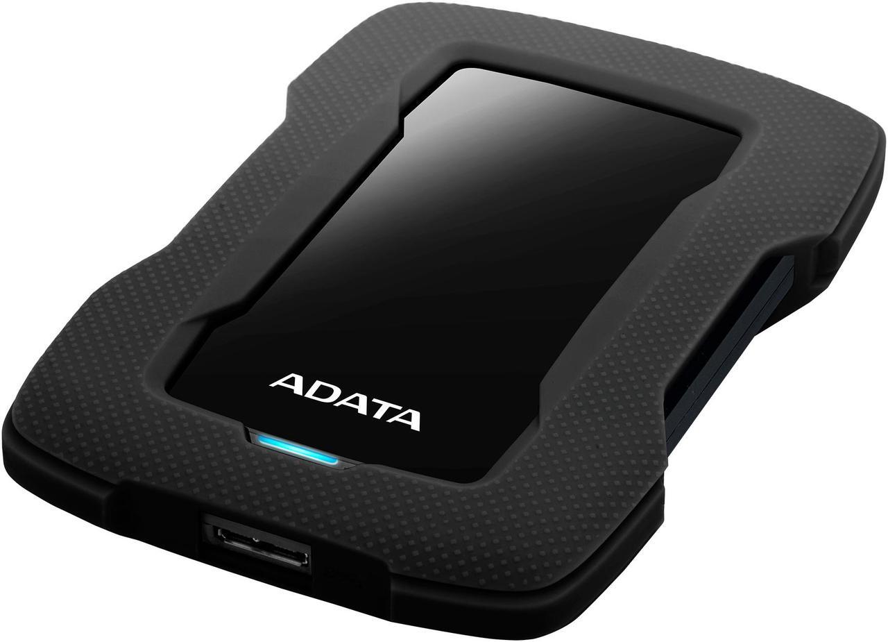 Alt view image 2 of 7 - ADATA Durable Series HD330: 2TB Black External USB 3.1 Portable Hard Drive Gaming Console Compatible